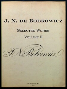 洋書輸入楽譜『J.n. De Bobrowicz: Selected Works vol.2』ボブロヴィッツ ギター曲集