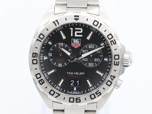 【 タグホイヤー TAG HEUER 】 腕時計 WAZ111A フォーミュラ1 アラーム 黒文字盤 SS クォーツ メンズ 箱 保 新着 04339-0