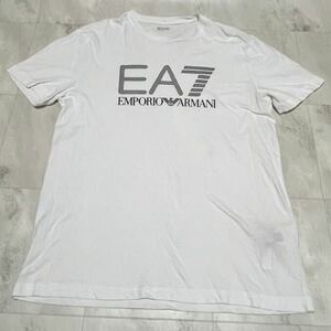 エンポリオ アルマーニ 　EMPORIO ARMANI アルマーニ　USA　Ｌサイズ　Tシャツ　 白　ホワイト半袖Tシャツ