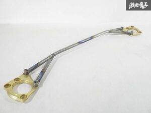 【軽量チタン】 OVERRACING オーバーレーシング アルファロメオ 純正 932A1 アルファ 156 2.5 V6 前期 チタン タワーバー 補強バー 棚13B