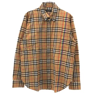 BURBERRY バーバリー 18SS レインボーノバチェックシャツ 4548046 ブラウン XL IT3EP73LSL4W