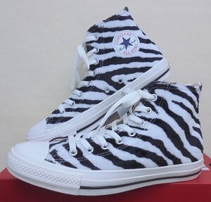 ★2023秋冬★CONVERSE ALL STAR ZEBRAFUR HI(コンバース　オールスター ゼブラファー）オフホワイト25.0