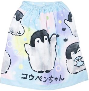 〔2個セット〕丸眞 コウペンちゃん 巻きタオル 60cm丈 60×120cm ふんわりコウペンちゃん 綿100%