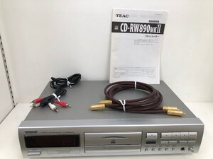 【ジャンク品】 TEAC ティアック CDレコーダー CD-RW890MKⅡ 2017年製 リモコン欠品 250116SK100857