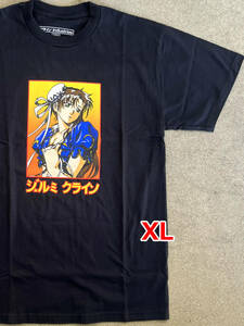 新品 XL chun li t-shirt 半袖Tシャツ黒 Hook-Ups 春麗チュンリーストリートファイター ジェルミクラインindustries