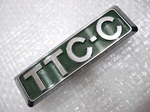 ★希少 TTC-C 排ガス規制 トヨタトータルクリーンシステム セリカ クラウンマークⅡ スターレットコロナカリーナ エンブレム 1点 旧車 中古