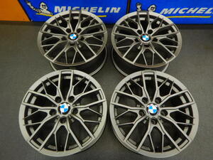 A:BMW　３シリーズ（E90,E91,F30,F31）等に。美品！ユーロバーン　MTX　7J-16+33　5-120　ホイール４本。送料も込み！