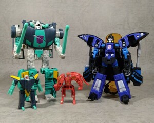 希少 トランスフォーマー BOTCON2008限定 シャッタードグラス スーベニア SGサイドスワイプ SGブラー SGランページ 3体セット ボットコン