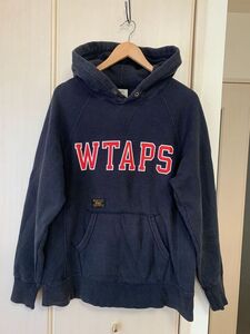 WTAPS(ダブルタップス) パーカー ネイビー 配色最高 151ATDT-CSM08