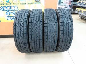 ☆ブリヂストン ブリザック VRX2 155/80R13 スタッドレス タイヤ 13インチ 2018年製造 4本 中古 BRIDGESTONE BLIZZAK STUDLESS☆