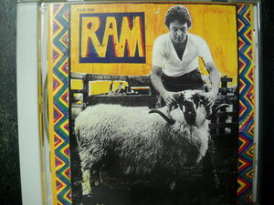 ★ポール・マッカートニー Paul & Linda McCartney 「Ram」本国旧リマスター仕様ボーナス楽曲付　訳アリ国内盤 スゴモリ お家 音楽 鑑賞★