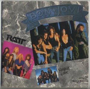 《東京発送》Bon Jovi, Ratt, Kingdom Come, Britny Fox【来日公演パンフレット】Heat Beat Live 1989 In Big Egg