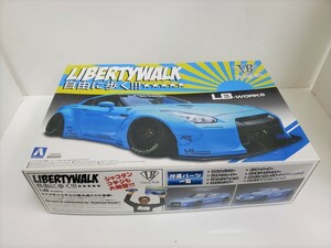 ☆未組立 アオシマ 1/24 LB WORKS R35 GT-R ver.1 Liberty Walk リバティーウォーク LBワークス☆