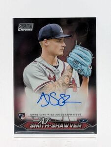 2024 Topps Stadium Club Chrome Smith-Shawver スミス・ショウバー ブレーブス 直筆サイン ルーキー スタジアムクラブ スタクラ 1