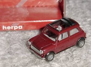 1/87ミニ クーパー オープンルーフ レッドメタ MINI COOPER a