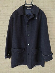 スキャバル(scabal)　アルパカ　コート　サイズ(XL)　USED本物