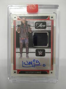 PANINI 2024 WWE THREE COUNT DEXTER LUMIS MEMORABILIA AUTOGRAPHS 001/149 1st No. マグネットホルダー未開封 特価 デクスター ルミス