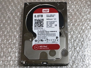 ■ AVコマンド対応 高信頼HDD WD Red 6TB WD60EFRX NAS, HDDレコーダ等に