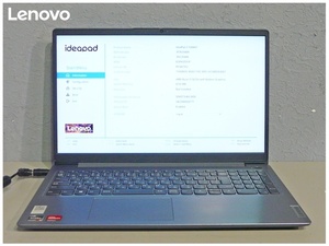 【福岡】◇ジャンク/Lenovo/IdeaPad3 15ABA7/AMD Ryzen 5/8GB/ストレージ無し/ドライブ非搭載/15.6インチ/UEFI起動/2022年製【FY1219-3】