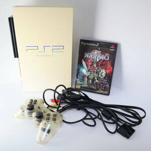 現状品 ソニー PS2 本体・コントローラー・AVケーブル・ゲーム マキシモ セット 動作不良品・ジャンク