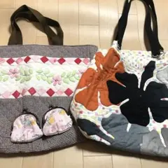 ハンドメイド　カバン　ショルダーバッグ トートバッグ　レッスンバッグ　財布