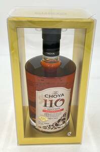 g2854HT CHOYA Gold Edition チョーヤ 本格梅酒 リキュール 創業110周年記念 非売品 500ml 19% 未開栓　金箔 ブランデー