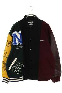 シュプリーム SUPREME エムエムシックス 24SS Split Varsity Jacket サイズ:XL スプリットバーシティブルゾン 中古 SB01