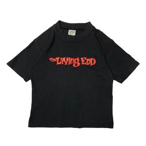 90s LIVING END Tシャツ シングルステッチ レディース リヴィングエンド バンドT ロカビリー ネオロカビリー サイコビリー クリームソーダ