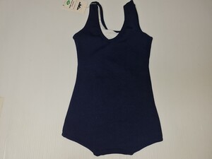 新品未使用品 昭和レトロ レオナ スクール水着 女児 女の子 ぴったり フィット 120cmの