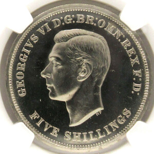 『高鑑定』1951年 イギリス クラウン銀貨 NGC PL66 1951年 英国際記念 聖ジョージ 銀貨