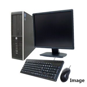 中古パソコン Windows XP Pro 32Bit搭載 19型液晶モニターセット HP Compaq シリーズ Core i5/2G/160GB/DVD-ROM