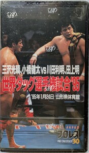 バップビデオ　全日本プロレス「三沢、小橋VS川田、田上世界タッグ選手権試合