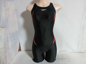 2673 ≪M≫ speedo ウロコ系 残念薄々 Xバック スーツ型 競泳水着4-15