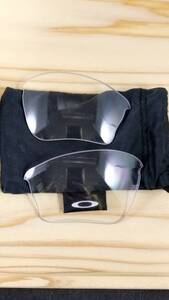 純正品 OAKLEY HalfJacket XLJ 変えレンズ クリア 良品中古 clear オークリー ハーフジャケット 1.0