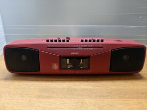 IY1891 SONY CFS-W304 昭和レトロ AM&FMラジオ・カセットデッキ/ソニー 通電＆ラジオ受信OK その他詳細動作未確認 現状品 JUNK