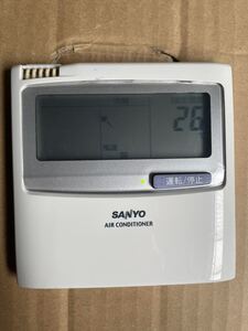 （543）SANYO サンヨー 業務用 パッケージ リモコン RCS-SH80A 業務用エアコンリモコン 中古 通電確認済み 送料一律230円