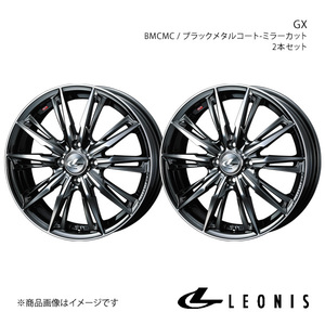 LEONIS/GX ヴィッツ 130系 16インチ車 純正タイヤサイズ(205/45-17) アルミホイール2本セット【17×6.5J 4-100 INSET50 BMCMC】0039353×2