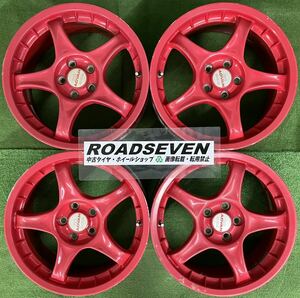 ★YOKOHAMA ADVAN RC アドバンRC 16インチ★16×7J +48 5H PCD100 ハブ径:約73mm 4本セット 中古アルミホイール 劣化有★送料無料