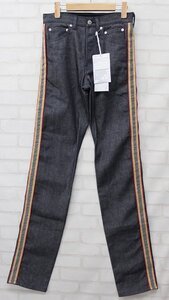 2P1650■新品 TheSoloist 19ss sp.0001SS19 6 pocket jean. w■side tape ソロイスト サイドテープ6ポケットデニム