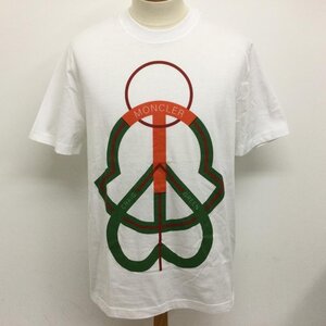 モンクレール GENIUS ジーニアス CRAG GREEN グラフィックプリント 半袖Tシャツ H109H8C00002 タグ付 Tシャツ Tシャツ M プリント