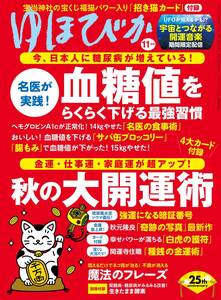 【雑誌】ゆほびか2021年11月号//金運・仕事運・家庭運が超アップ！ 秋の大開運術 4大カード付録