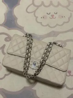 CHANEL ショルダーバッグ ベージュ キルティング