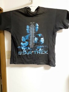 難あり。リメイク リペア 用 素材 スタートレック Tシャツ Star Trek 古着 アメリカ製 宇宙大作戦 ピカード カーク データ kirk picard