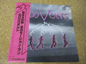 ◎5000 Volts　5000ボルト★Self Titled/日本ＬＰ盤☆帯、シート