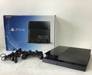 ○営TK060-A9S100【埼玉発】SONY PlayStation4 CUH-1100A 500GB ※動作確認・初期化済 ジェットブラック ソニー プレイステーション 