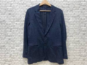 Paul Smith ポールスミス LINEN JERSEY JACKET 183053 1599K リネン テーラードジャケット サイズM ネイビー