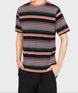 定価13200円 PS PAUL SMITH マルチボーダーTシャツ 半袖 ボーダー