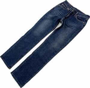 00s ☆ LEVIS W502 自然な風合い◎ デニムパンツ インディゴ ジーンズ レディース W28 通年 古着 カジュアル 人気 定番 リーバイス■JS1044