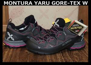 送料無料 即決【未使用】 MONTURA ★ YARU GORE-TEX W ローカットシューズ (UK6/24.5cm) ★ モンチュラ トレッキング S3GA00W イタリア 併