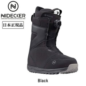 １円 SNB/2024 NIDECKER ナイデッカー CASCADE カスケード/Black/28cm/メンズ/スノーボード/FLOW/日本正規品